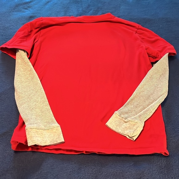 Gap tee with waffle knit long sleeves - Picture 5 of 5